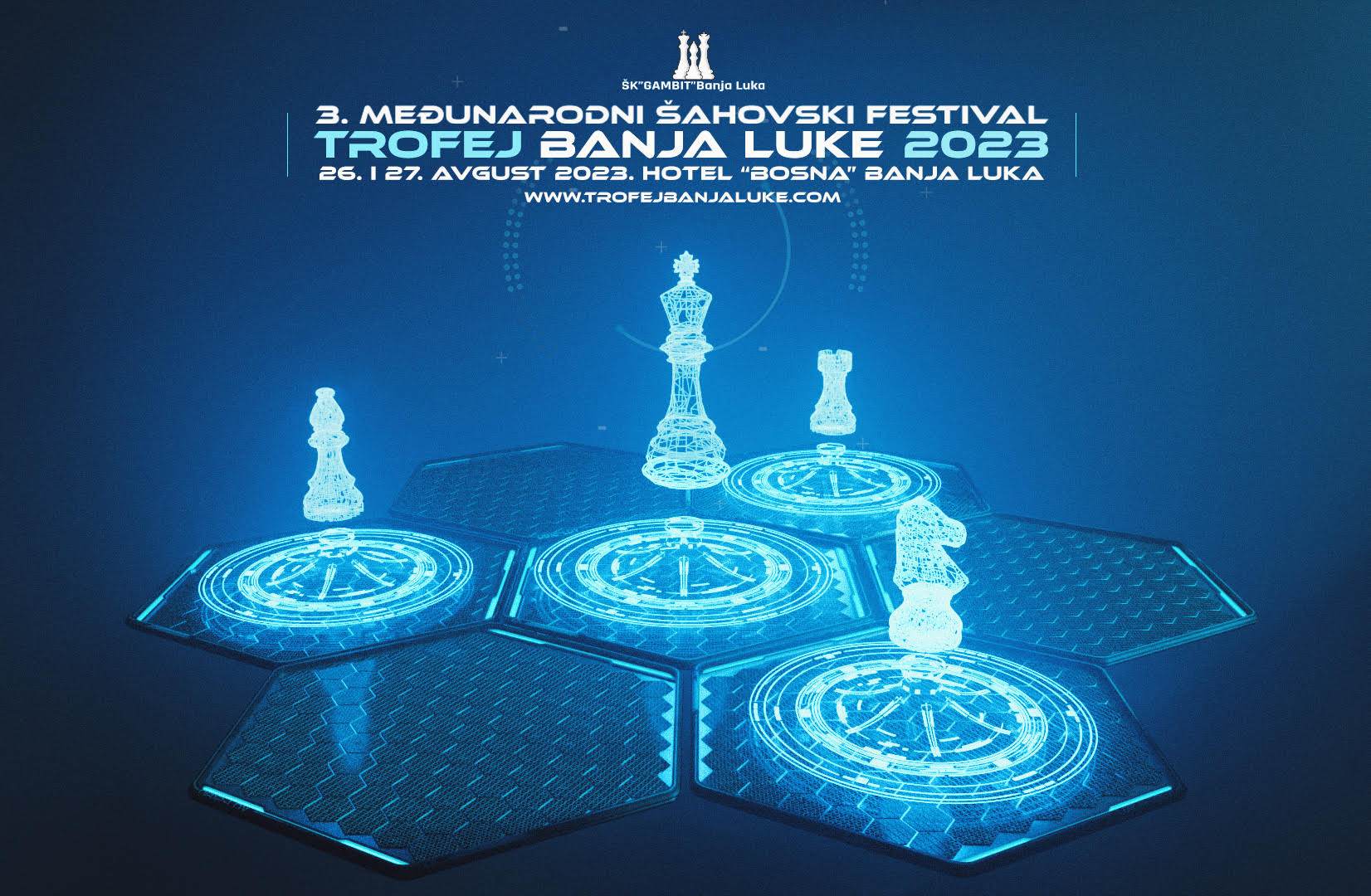 Raspis: 3. Međunarodni šahovski festival "Trofej Banjaluke 2023"